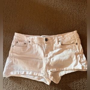 White jean shorts from blue crush